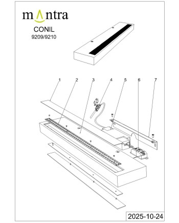 CONIL * APLIQUE LED 40W CCT DIM BLANCO